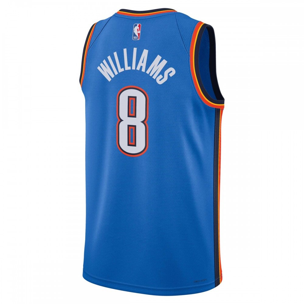 Jalen Williams Oklahoma City Thunder Unisex 2022/23 Swingman Jersey - Icon Edition - Blue-Pro Kit Vault | Brand New 26/27 Sports Jerseys